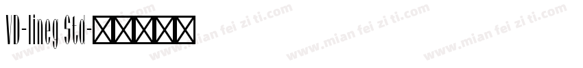 VD-lineg Std字体转换